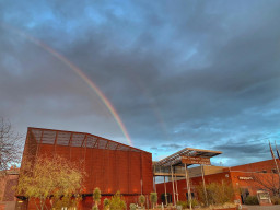 Somewhere over the Red Mountain rainbow!